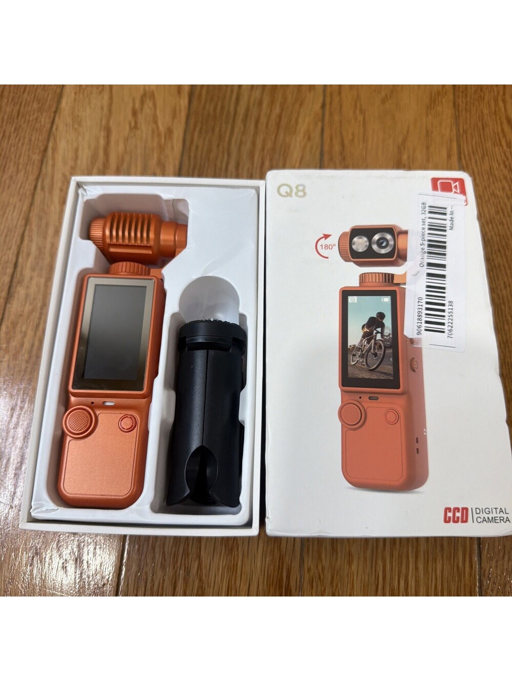 HD Action Camera for Outdoor Recording Compact Handheld Video Device -No SD Card